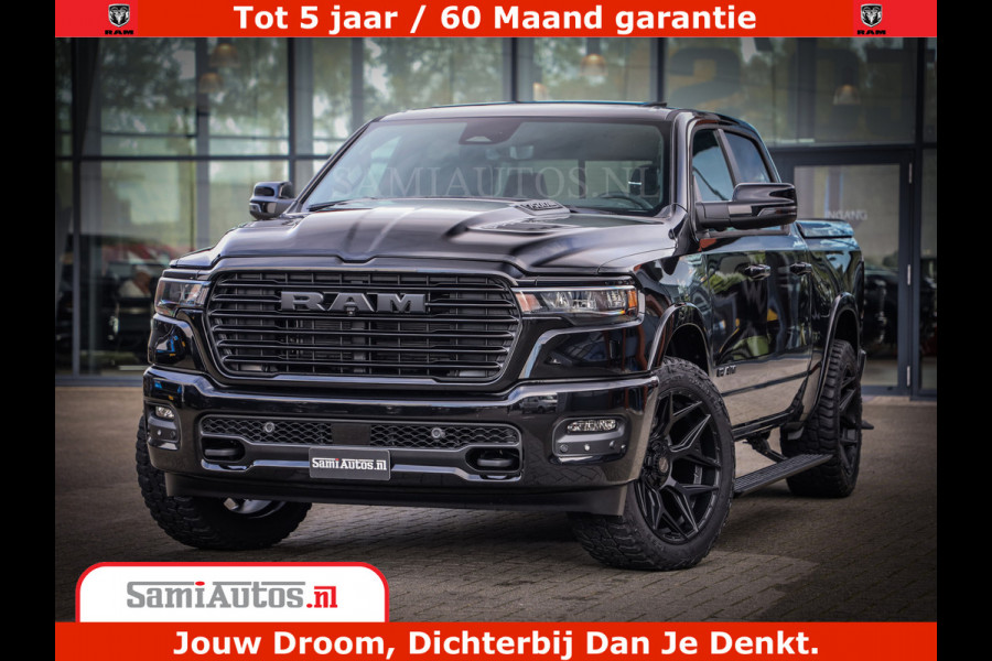 Dodge Ram 1500 Night Premium | Full Option | De Meest Luxe Pick-Up in zijn Klasse | Comfortabele Dubbele Cabine met Royale 5 Zitplaatsen | BPM vrij | Nu Leverbaar uit Voorraad | Voorraad Nr 2285 - 7648