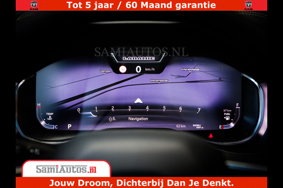 Dodge Ram 1500 Night Premium | Full Option | De Meest Luxe Pick-Up in zijn Klasse | Comfortabele Dubbele Cabine met Royale 5 Zitplaatsen | BPM vrij | Nu Leverbaar uit Voorraad | Voorraad Nr 2285 - 7648