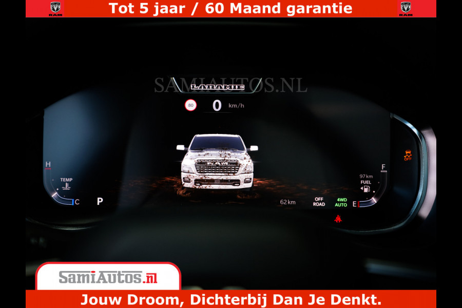 Dodge Ram 1500 Night Premium | Full Option | De Meest Luxe Pick-Up in zijn Klasse | Comfortabele Dubbele Cabine met Royale 5 Zitplaatsen | BPM vrij | Nu Leverbaar uit Voorraad | Voorraad Nr 2285 - 7648
