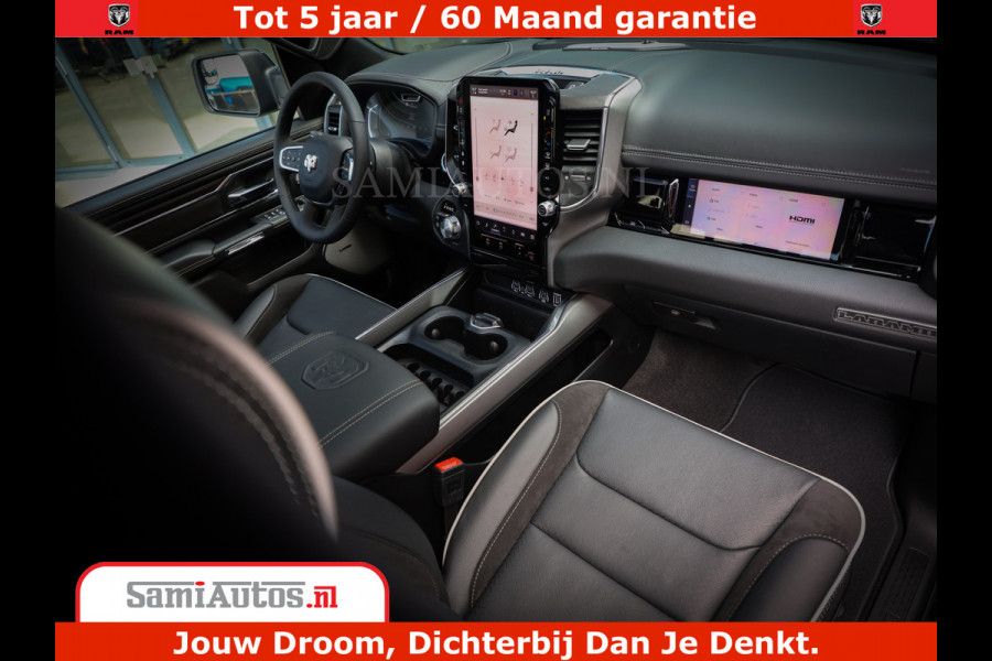Dodge Ram 1500 Night Premium | Full Option | De Meest Luxe Pick-Up in zijn Klasse | Comfortabele Dubbele Cabine met Royale 5 Zitplaatsen | BPM vrij | Nu Leverbaar uit Voorraad | Voorraad Nr 2285 - 7648