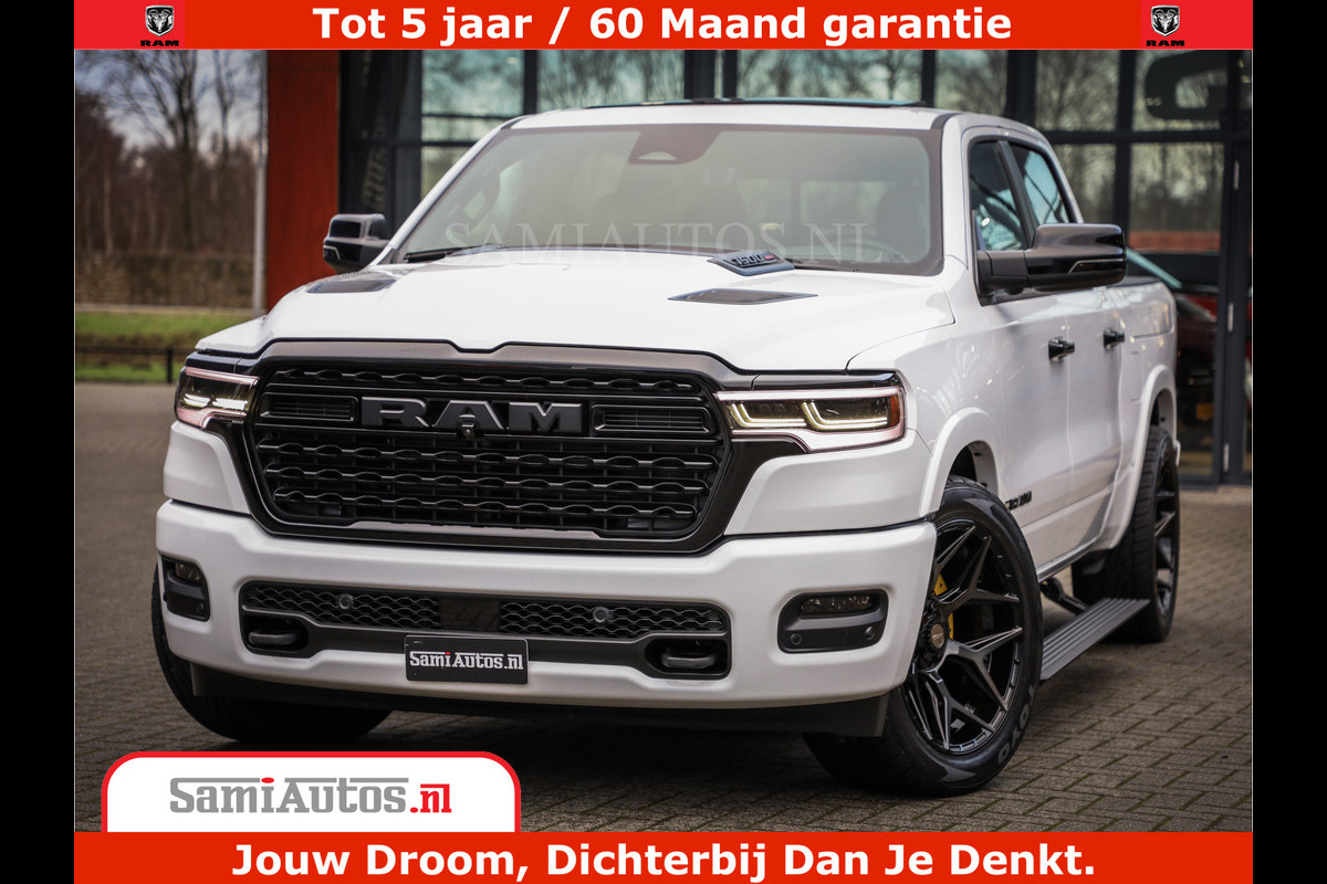 Dodge Ram 1500 Limited Night High Output 540HP 706Nm | Massage + Full Option | De Meest Luxe en Volle Pick-Up in zijn Klasse | Comfortabele Dubbele Cabine met Royale 5 Zitplaatsen | BPM vrij | Nu Leverbaar uit Voorraad | Voorraad Nr 2352 - 7649 Dodge Ram 1500 Limited Night High Output 540HP 706Nm | Massage + Full Option | De Meest Luxe en Volle Pick-Up in zijn Klasse | Comfortabele Dubbele Cabine met Royale 5 Zitplaatsen | BPM vrij | Nu Leverbaar uit Voorraad | Voorraad Nr 2352 - 7649