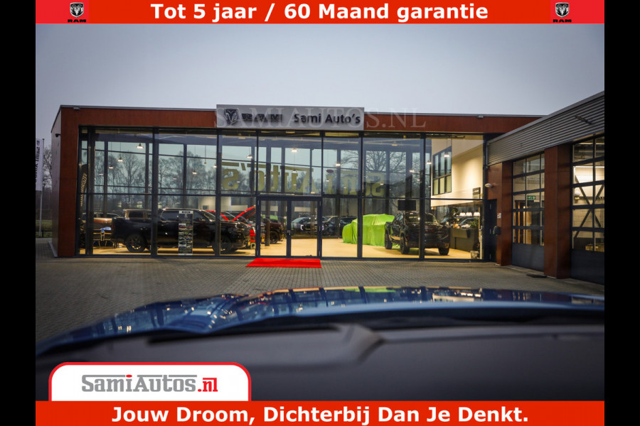 Dodge Ram 1500 Limited Night High Output 540HP 706Nm | Massage + Full Option | De Meest Luxe en Volle Pick-Up in zijn Klasse | Comfortabele Dubbele Cabine met Royale 5 Zitplaatsen | BPM vrij | Nu Leverbaar uit Voorraad | Voorraad Nr 2352 - 7649