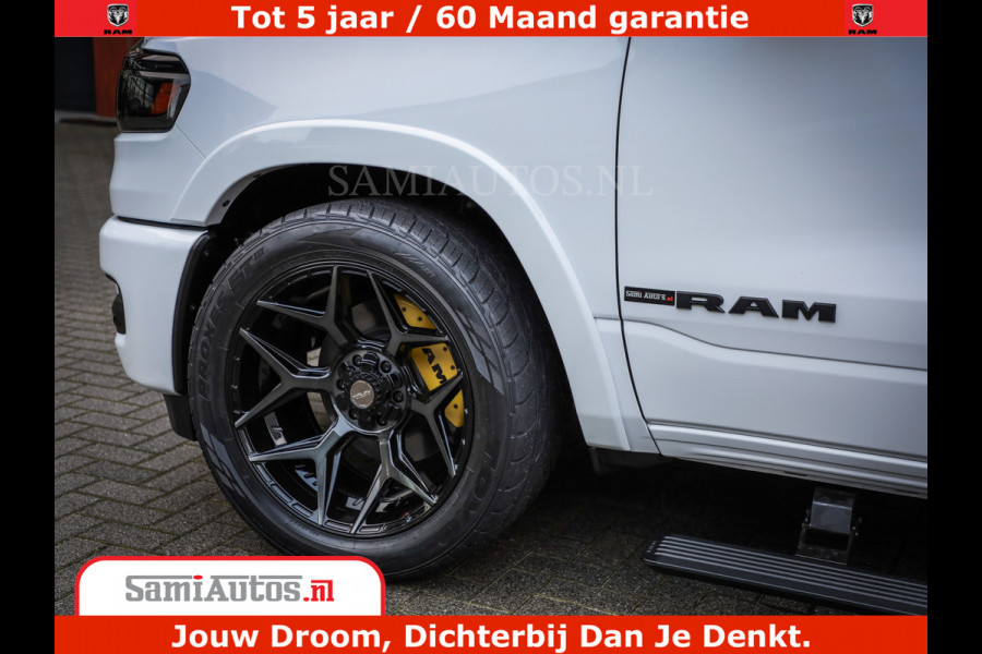 Dodge Ram 1500 Limited Night High Output 540HP 706Nm | Massage + Full Option | De Meest Luxe en Volle Pick-Up in zijn Klasse | Comfortabele Dubbele Cabine met Royale 5 Zitplaatsen | BPM vrij | Nu Leverbaar uit Voorraad | Voorraad Nr 2352 - 7649