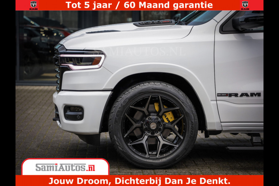 Dodge Ram 1500 Limited Night High Output 540HP 706Nm | Massage + Full Option | De Meest Luxe en Volle Pick-Up in zijn Klasse | Comfortabele Dubbele Cabine met Royale 5 Zitplaatsen | BPM vrij | Nu Leverbaar uit Voorraad | Voorraad Nr 2352 - 7649