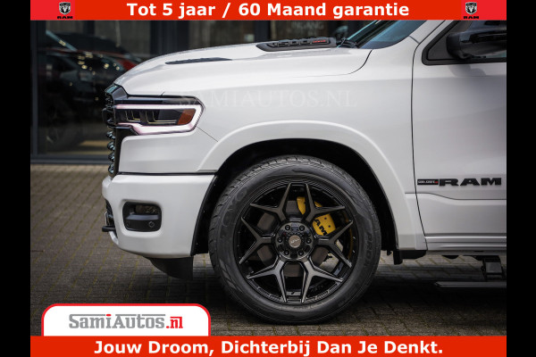Dodge Ram 1500 Limited Night High Output 540HP 706Nm | Massage + Full Option | De Meest Luxe en Volle Pick-Up in zijn Klasse | Comfortabele Dubbele Cabine met Royale 5 Zitplaatsen | BPM vrij | Nu Leverbaar uit Voorraad | Voorraad Nr 2352 - 7649