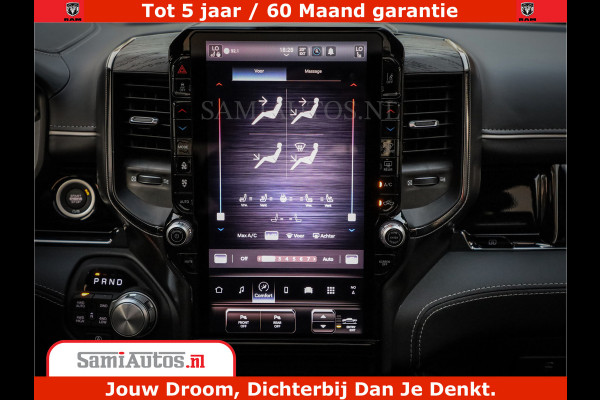 Dodge Ram 1500 Limited Night High Output 540HP 706Nm | Massage + Full Option | De Meest Luxe en Volle Pick-Up in zijn Klasse | Comfortabele Dubbele Cabine met Royale 5 Zitplaatsen | BPM vrij | Nu Leverbaar uit Voorraad | Voorraad Nr 2352 - 7649