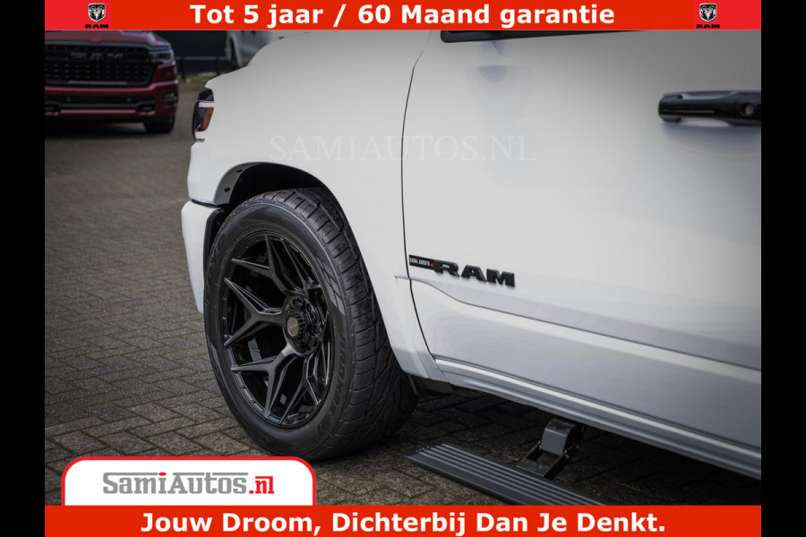 Dodge Ram 1500 Limited Night High Output 540HP 706Nm | Massage + Full Option | De Meest Luxe en Volle Pick-Up in zijn Klasse | Comfortabele Dubbele Cabine met Royale 5 Zitplaatsen | BPM vrij | Nu Leverbaar uit Voorraad | Voorraad Nr 2352 - 7649
