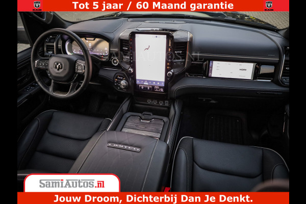 Dodge Ram 1500 Limited Night H.O 540HP 706Nm | Massage + Full Option | De Meest Luxe en Volle Pick-Up in zijn Klasse | Comfortabele Dubbele Cabine met Royale 5 Zitplaatsen | BPM vrij | Nu Leverbaar uit Voorraad | Voorraad Nr 2370 - 5411