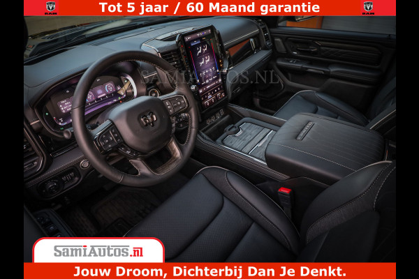 Dodge Ram 1500 Limited Night H.O 540HP 706Nm | Massage + Full Option | De Meest Luxe en Volle Pick-Up in zijn Klasse | Comfortabele Dubbele Cabine met Royale 5 Zitplaatsen | BPM vrij | Nu Leverbaar uit Voorraad | Voorraad Nr 2370 - 5411
