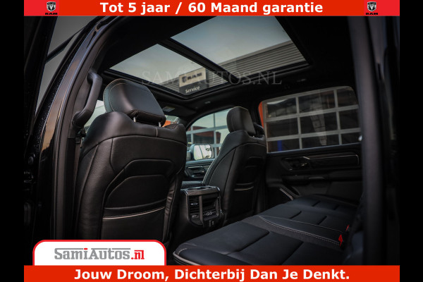 Dodge Ram 1500 Limited Night H.O 540HP 706Nm | Massage + Full Option | De Meest Luxe en Volle Pick-Up in zijn Klasse | Comfortabele Dubbele Cabine met Royale 5 Zitplaatsen | BPM vrij | Nu Leverbaar uit Voorraad | Voorraad Nr 2370 - 5411