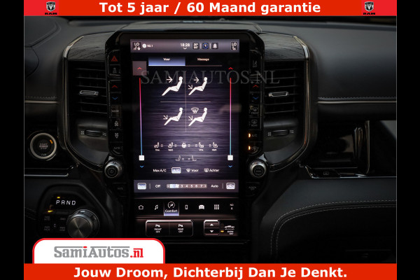 Dodge Ram 1500 Limited Night H.O 540HP 706Nm | Massage + Full Option | De Meest Luxe en Volle Pick-Up in zijn Klasse | Comfortabele Dubbele Cabine met Royale 5 Zitplaatsen | BPM vrij | Nu Leverbaar uit Voorraad | Voorraad Nr 2370 - 5411