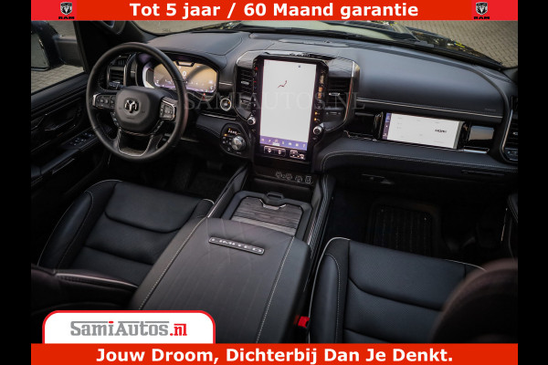 Dodge Ram 1500 Limited Night H.O 540HP 706Nm | Massage + Full Option | De Meest Luxe en Volle Pick-Up in zijn Klasse | Comfortabele Dubbele Cabine met Royale 5 Zitplaatsen | BPM vrij | Nu Leverbaar uit Voorraad | Voorraad Nr 2370 - 5411