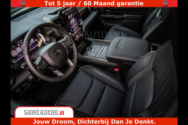 Dodge Ram 1500 Limited Night H.O 540HP 706Nm | Massage + Full Option | De Meest Luxe en Volle Pick-Up in zijn Klasse | Comfortabele Dubbele Cabine met Royale 5 Zitplaatsen | BPM vrij | Nu Leverbaar uit Voorraad | Voorraad Nr 2370 - 5411