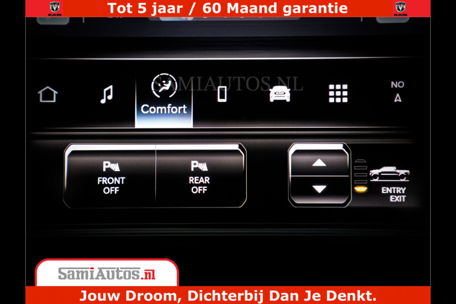Dodge Ram 1500 Limited Night H.O 540HP 706Nm | Massage + Full Option | De Meest Luxe en Volle Pick-Up in zijn Klasse | Comfortabele Dubbele Cabine met Royale 5 Zitplaatsen | BPM vrij | Nu Leverbaar uit Voorraad | Voorraad Nr 2370 - 5411