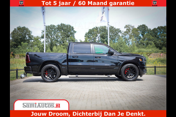 Dodge Ram 1500 Limited Night H.O 540HP 706Nm | Massage + Full Option | De Meest Luxe en Volle Pick-Up in zijn Klasse | Comfortabele Dubbele Cabine met Royale 5 Zitplaatsen | BPM vrij | Nu Leverbaar uit Voorraad | Voorraad Nr 2370 - 5411