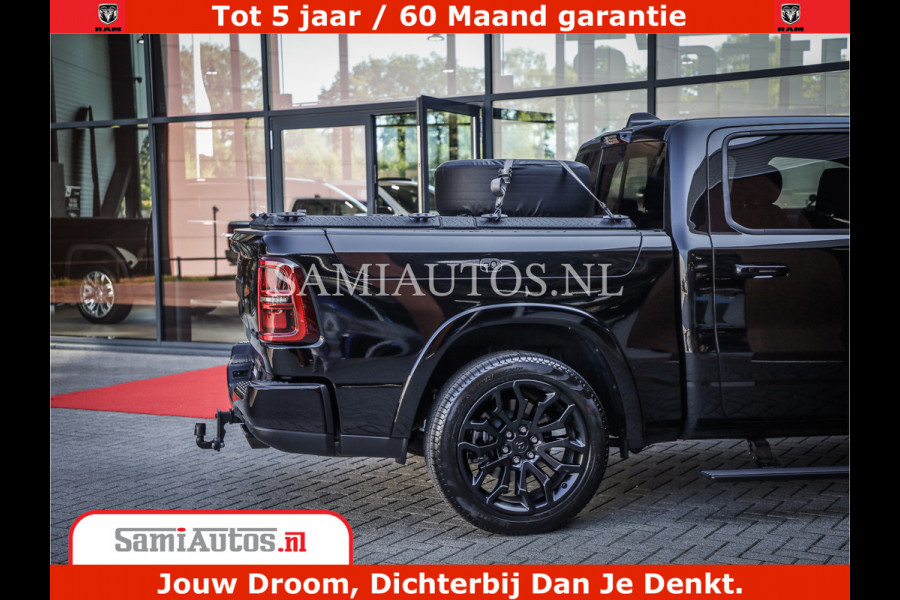 Dodge Ram 1500 Limited Night H.O 540HP 706Nm | Massage + Full Option | De Meest Luxe en Volle Pick-Up in zijn Klasse | Comfortabele Dubbele Cabine met Royale 5 Zitplaatsen | BPM vrij | Nu Leverbaar uit Voorraad | Voorraad Nr 2370 - 5411