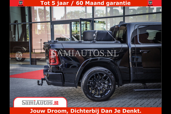 Dodge Ram 1500 Limited Night H.O 540HP 706Nm | Massage + Full Option | De Meest Luxe en Volle Pick-Up in zijn Klasse | Comfortabele Dubbele Cabine met Royale 5 Zitplaatsen | BPM vrij | Nu Leverbaar uit Voorraad | Voorraad Nr 2370 - 5411