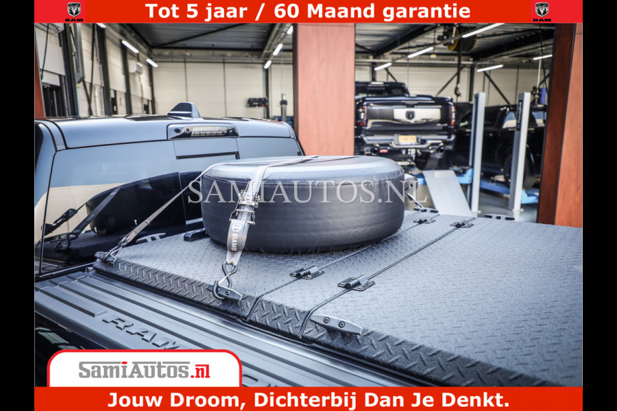 Dodge Ram 1500 Limited Night H.O 540HP 706Nm | Massage + Full Option | De Meest Luxe en Volle Pick-Up in zijn Klasse | Comfortabele Dubbele Cabine met Royale 5 Zitplaatsen | BPM vrij | Nu Leverbaar uit Voorraad | Voorraad Nr 2370 - 5411
