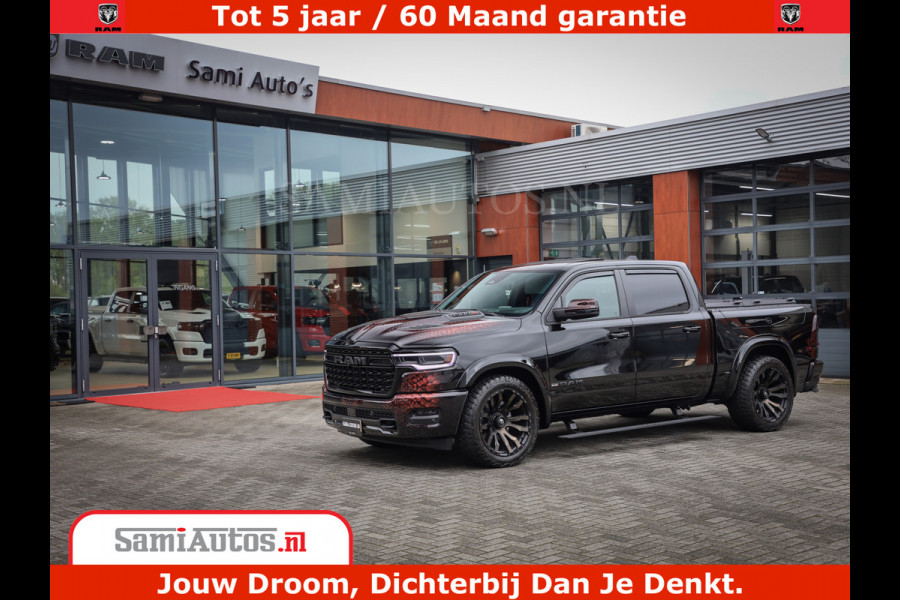 Dodge Ram COBRA EDITION | 1500 Limited Night High Output 540HP 706Nm | Massage + Full Option | De Meest Luxe en Volle Pick-Up in zijn Klas Comfortabele Dubbele Cabine met Royale 5 Zitplaatsen | BPM vrij | Nu Leverbaar uit Voorraad | Voorraad Nr 2292 - 5178 | Cobra package is meerprijs |