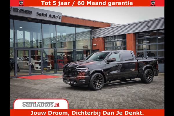 Dodge Ram COBRA EDITION | 1500 Limited Night High Output 540HP 706Nm | Massage + Full Option | De Meest Luxe en Volle Pick-Up in zijn Klas Comfortabele Dubbele Cabine met Royale 5 Zitplaatsen | BPM vrij | Nu Leverbaar uit Voorraad | Voorraad Nr 2292 - 5178 | Cobra package is meerprijs |