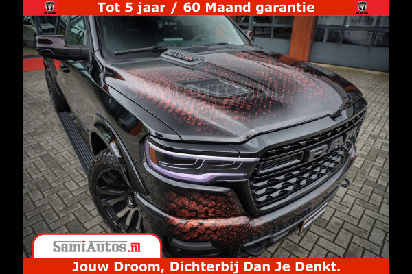 Dodge Ram COBRA EDITION | 1500 Limited Night High Output 540HP 706Nm | Massage + Full Option | De Meest Luxe en Volle Pick-Up in zijn Klas Comfortabele Dubbele Cabine met Royale 5 Zitplaatsen | BPM vrij | Nu Leverbaar uit Voorraad | Voorraad Nr 2292 - 5178 | Cobra package is meerprijs |