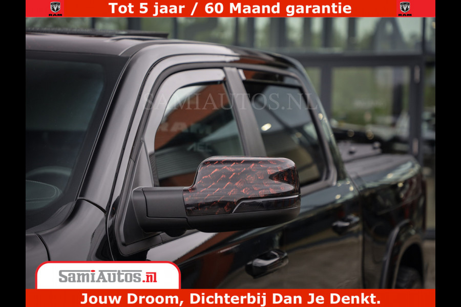 Dodge Ram COBRA EDITION | 1500 Limited Night High Output 540HP 706Nm | Massage + Full Option | De Meest Luxe en Volle Pick-Up in zijn Klas Comfortabele Dubbele Cabine met Royale 5 Zitplaatsen | BPM vrij | Nu Leverbaar uit Voorraad | Voorraad Nr 2292 - 5178 | Cobra package is meerprijs |