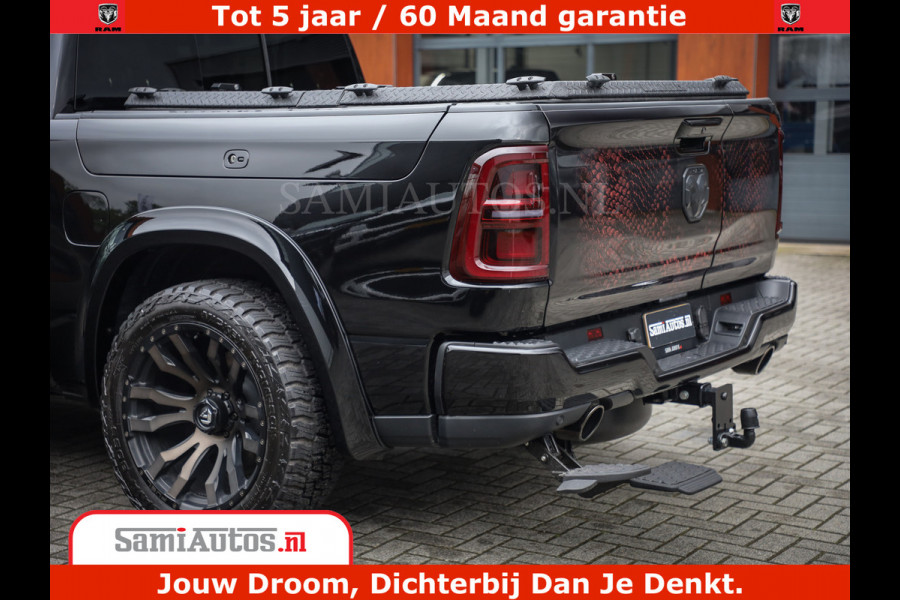 Dodge Ram COBRA EDITION | 1500 Limited Night High Output 540HP 706Nm | Massage + Full Option | De Meest Luxe en Volle Pick-Up in zijn Klas Comfortabele Dubbele Cabine met Royale 5 Zitplaatsen | BPM vrij | Nu Leverbaar uit Voorraad | Voorraad Nr 2292 - 5178 | Cobra package is meerprijs |