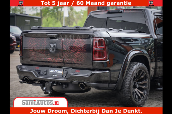 Dodge Ram COBRA EDITION | 1500 Limited Night High Output 540HP 706Nm | Massage + Full Option | De Meest Luxe en Volle Pick-Up in zijn Klas Comfortabele Dubbele Cabine met Royale 5 Zitplaatsen | BPM vrij | Nu Leverbaar uit Voorraad | Voorraad Nr 2292 - 5178 | Cobra package is meerprijs |