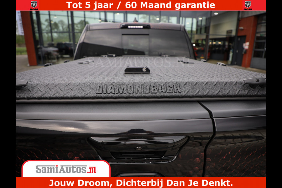 Dodge Ram COBRA EDITION | 1500 Limited Night High Output 540HP 706Nm | Massage + Full Option | De Meest Luxe en Volle Pick-Up in zijn Klas Comfortabele Dubbele Cabine met Royale 5 Zitplaatsen | BPM vrij | Nu Leverbaar uit Voorraad | Voorraad Nr 2292 - 5178 | Cobra package is meerprijs |