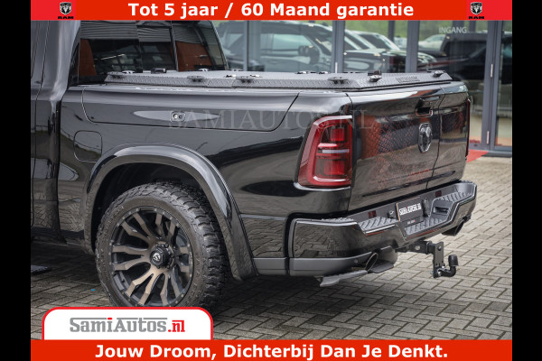 Dodge Ram COBRA EDITION | 1500 Limited Night High Output 540HP 706Nm | Massage + Full Option | De Meest Luxe en Volle Pick-Up in zijn Klas Comfortabele Dubbele Cabine met Royale 5 Zitplaatsen | BPM vrij | Nu Leverbaar uit Voorraad | Voorraad Nr 2292 - 5178 | Cobra package is meerprijs |