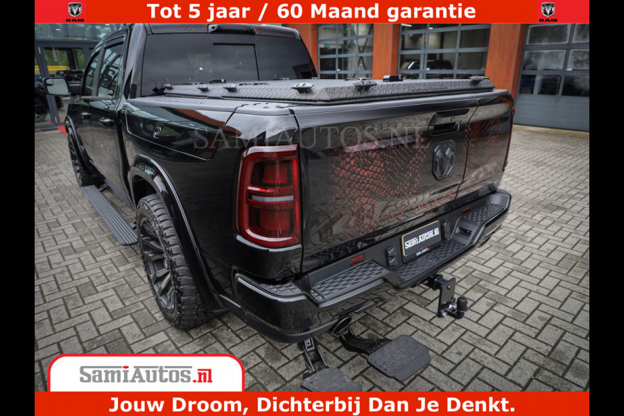Dodge Ram COBRA EDITION | 1500 Limited Night High Output 540HP 706Nm | Massage + Full Option | De Meest Luxe en Volle Pick-Up in zijn Klas Comfortabele Dubbele Cabine met Royale 5 Zitplaatsen | BPM vrij | Nu Leverbaar uit Voorraad | Voorraad Nr 2292 - 5178 | Cobra package is meerprijs |