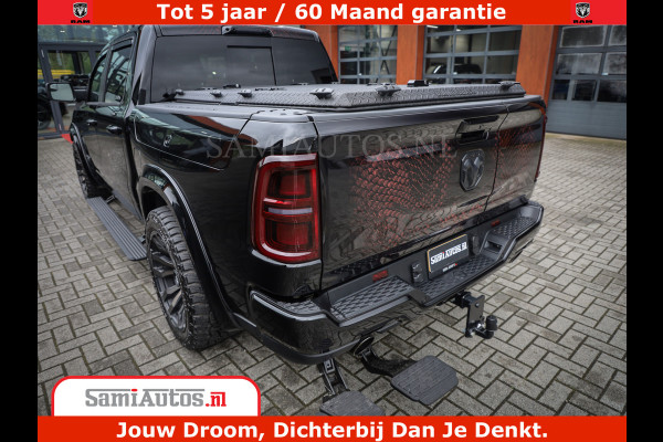 Dodge Ram COBRA EDITION | 1500 Limited Night High Output 540HP 706Nm | Massage + Full Option | De Meest Luxe en Volle Pick-Up in zijn Klas Comfortabele Dubbele Cabine met Royale 5 Zitplaatsen | BPM vrij | Nu Leverbaar uit Voorraad | Voorraad Nr 2292 - 5178 | Cobra package is meerprijs |