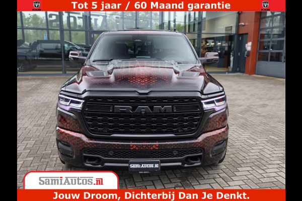 Dodge Ram COBRA EDITION | 1500 Limited Night High Output 540HP 706Nm | Massage + Full Option | De Meest Luxe en Volle Pick-Up in zijn Klas Comfortabele Dubbele Cabine met Royale 5 Zitplaatsen | BPM vrij | Nu Leverbaar uit Voorraad | Voorraad Nr 2292 - 5178 | Cobra package is meerprijs |