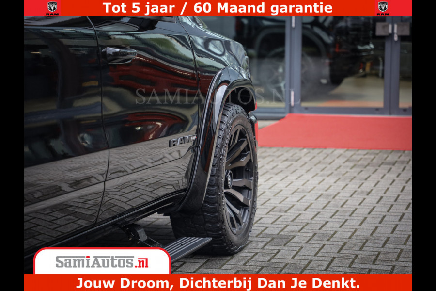 Dodge Ram COBRA EDITION | 1500 Limited Night High Output 540HP 706Nm | Massage + Full Option | De Meest Luxe en Volle Pick-Up in zijn Klas Comfortabele Dubbele Cabine met Royale 5 Zitplaatsen | BPM vrij | Nu Leverbaar uit Voorraad | Voorraad Nr 2292 - 5178 | Cobra package is meerprijs |