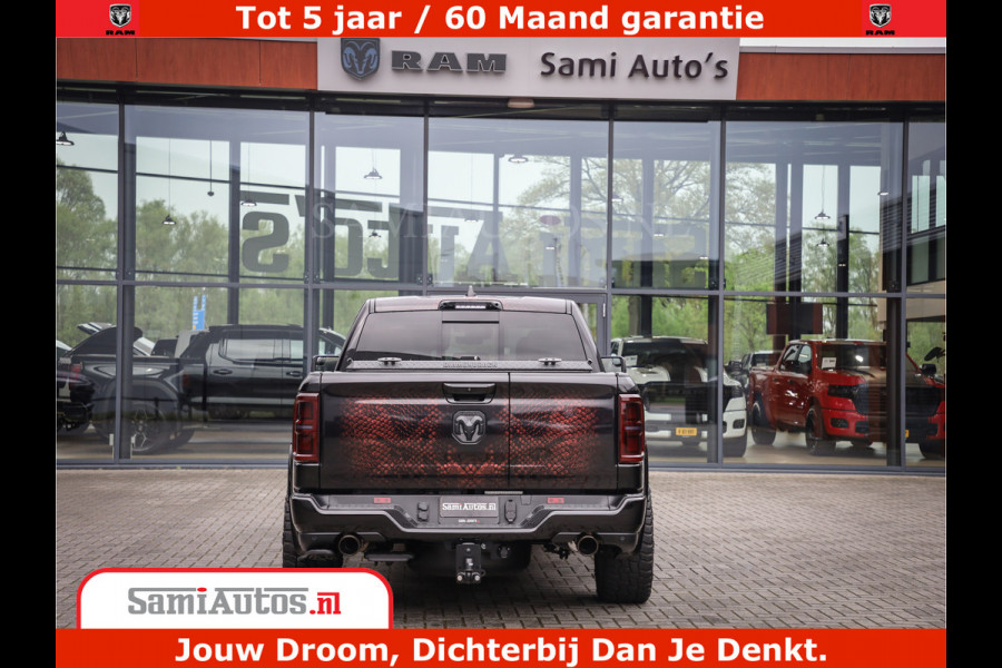 Dodge Ram COBRA EDITION | 1500 Limited Night High Output 540HP 706Nm | Massage + Full Option | De Meest Luxe en Volle Pick-Up in zijn Klas Comfortabele Dubbele Cabine met Royale 5 Zitplaatsen | BPM vrij | Nu Leverbaar uit Voorraad | Voorraad Nr 2292 - 5178 | Cobra package is meerprijs |
