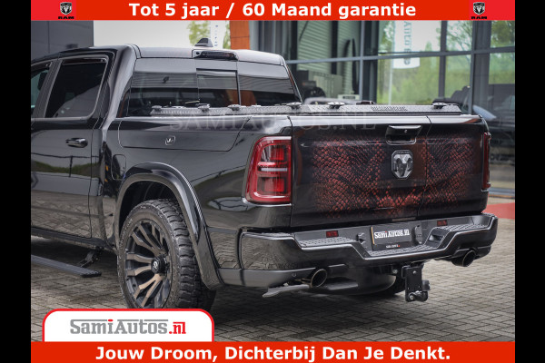 Dodge Ram COBRA EDITION | 1500 Limited Night High Output 540HP 706Nm | Massage + Full Option | De Meest Luxe en Volle Pick-Up in zijn Klas Comfortabele Dubbele Cabine met Royale 5 Zitplaatsen | BPM vrij | Nu Leverbaar uit Voorraad | Voorraad Nr 2292 - 5178 | Cobra package is meerprijs |
