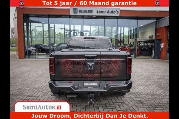 Dodge Ram COBRA EDITION | 1500 Limited Night High Output 540HP 706Nm | Massage + Full Option | De Meest Luxe en Volle Pick-Up in zijn Klas Comfortabele Dubbele Cabine met Royale 5 Zitplaatsen | BPM vrij | Nu Leverbaar uit Voorraad | Voorraad Nr 2292 - 5178 | Cobra package is meerprijs |