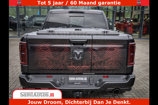 Dodge Ram COBRA EDITION | 1500 Limited Night High Output 540HP 706Nm | Massage + Full Option | De Meest Luxe en Volle Pick-Up in zijn Klas Comfortabele Dubbele Cabine met Royale 5 Zitplaatsen | BPM vrij | Nu Leverbaar uit Voorraad | Voorraad Nr 2292 - 5178 | Cobra package is meerprijs |