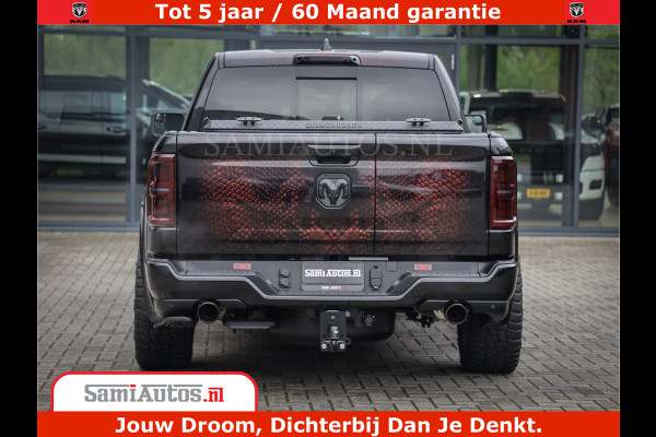 Dodge Ram COBRA EDITION | 1500 Limited Night High Output 540HP 706Nm | Massage + Full Option | De Meest Luxe en Volle Pick-Up in zijn Klas Comfortabele Dubbele Cabine met Royale 5 Zitplaatsen | BPM vrij | Nu Leverbaar uit Voorraad | Voorraad Nr 2292 - 5178 | Cobra package is meerprijs |