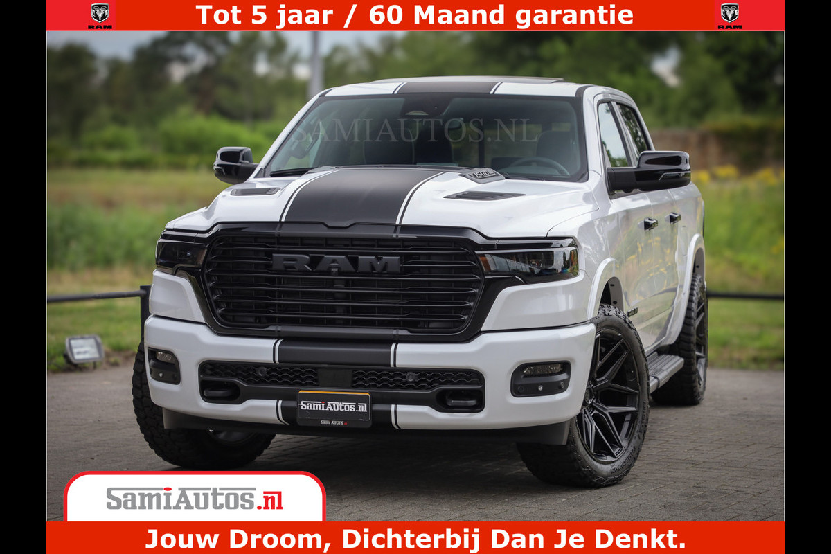 Dodge Ram 1500 Laramie Night | 420Pk 636 Nn | Extra Groot Scherm + Passagiers Scherm | Comfortabele Dubbele Cabine met Royale 5 Zitplaatsen | Nu Leverbaar uit Voorraad | Voorraad Nr 2223 - 5047 Dodge Ram 1500 Laramie Night | 420Pk 636 Nn | Extra Groot Scherm + Passagiers Scherm | Comfortabele Dubbele Cabine met Royale 5 Zitplaatsen | Nu Leverbaar uit Voorraad | Voorraad Nr 2223 - 5047