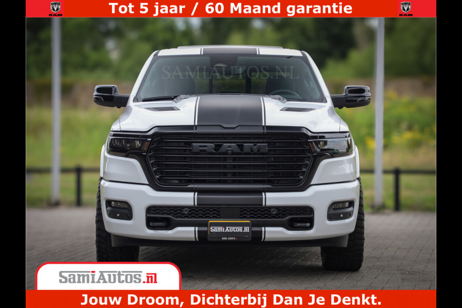 Dodge Ram 1500 Night Premium | Full Option | De Meest Luxe Pick-Up in zijn Klasse | Comfortabele Dubbele Cabine met Royale 5 Zitplaatsen | BPM vrij | Nu Leverbaar uit Voorraad | Voorraad Nr 2230 - 8765