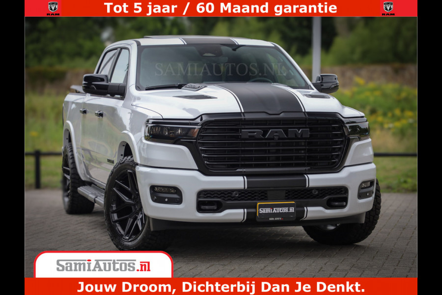 Dodge Ram 1500 Night Premium | Full Option | De Meest Luxe Pick-Up in zijn Klasse | Comfortabele Dubbele Cabine met Royale 5 Zitplaatsen | BPM vrij | Nu Leverbaar uit Voorraad | Voorraad Nr 2230 - 8765
