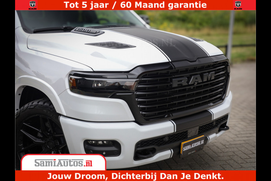 Dodge Ram 1500 Night Premium | Full Option | De Meest Luxe Pick-Up in zijn Klasse | Comfortabele Dubbele Cabine met Royale 5 Zitplaatsen | BPM vrij | Nu Leverbaar uit Voorraad | Voorraad Nr 2230 - 8765
