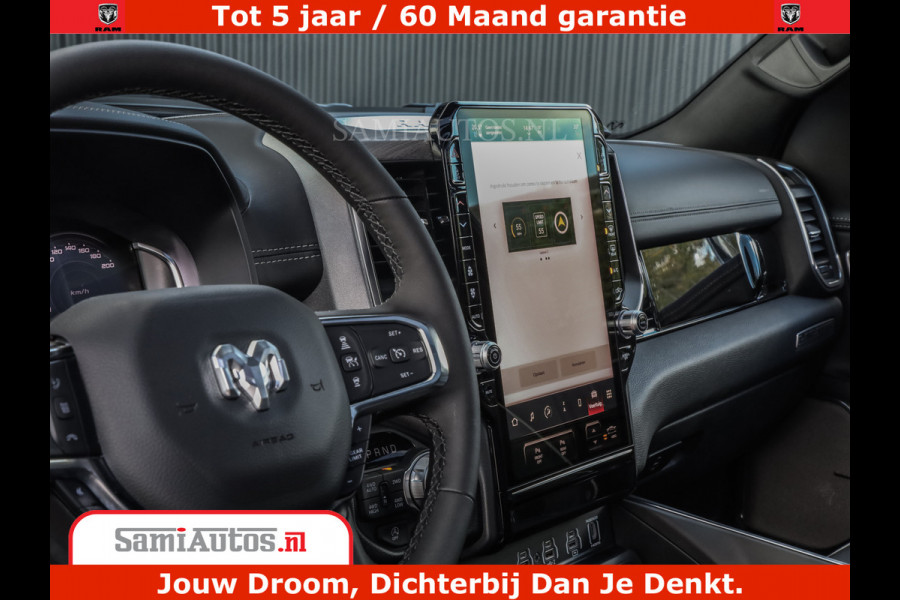 Dodge Ram 1500 Night Premium | Full Option | De Meest Luxe Pick-Up in zijn Klasse | Comfortabele Dubbele Cabine met Royale 5 Zitplaatsen | BPM vrij | Nu Leverbaar uit Voorraad | Voorraad Nr 2230 - 8765