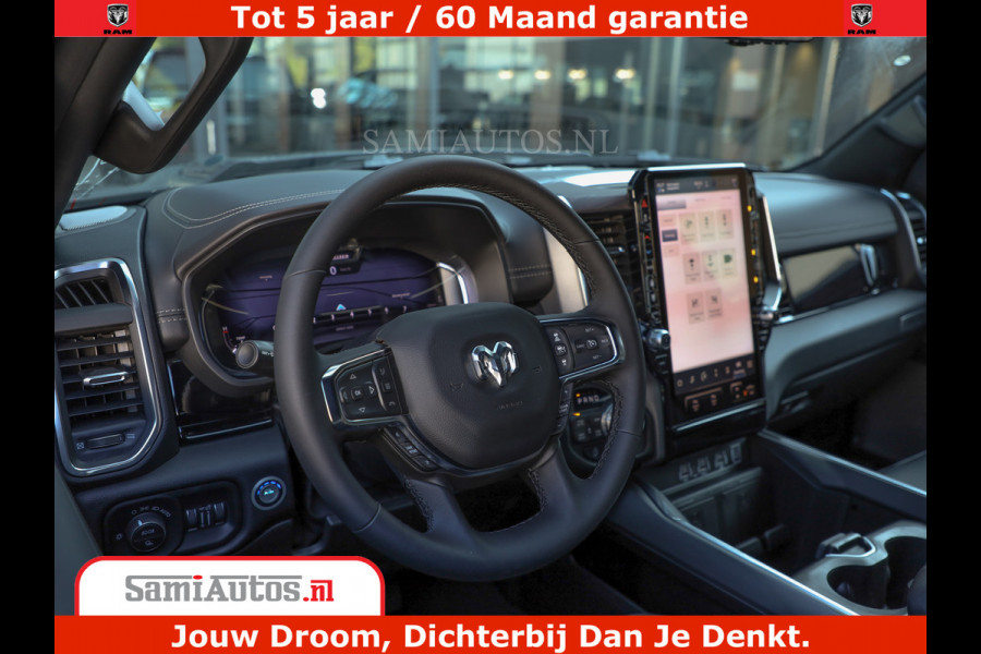 Dodge Ram 1500 Night Premium | Full Option | De Meest Luxe Pick-Up in zijn Klasse | Comfortabele Dubbele Cabine met Royale 5 Zitplaatsen | BPM vrij | Nu Leverbaar uit Voorraad | Voorraad Nr 2230 - 8765