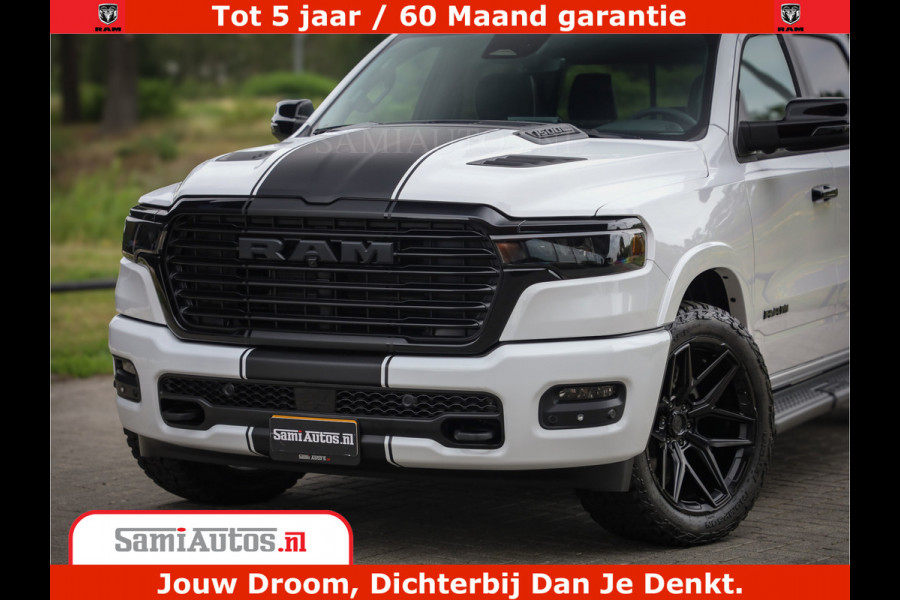 Dodge Ram 1500 Night Premium | Full Option | De Meest Luxe Pick-Up in zijn Klasse | Comfortabele Dubbele Cabine met Royale 5 Zitplaatsen | BPM vrij | Nu Leverbaar uit Voorraad | Voorraad Nr 2230 - 8765