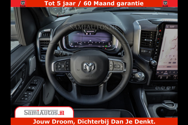 Dodge Ram 1500 Night Premium | Full Option | De Meest Luxe Pick-Up in zijn Klasse | Comfortabele Dubbele Cabine met Royale 5 Zitplaatsen | BPM vrij | Nu Leverbaar uit Voorraad | Voorraad Nr 2230 - 8765