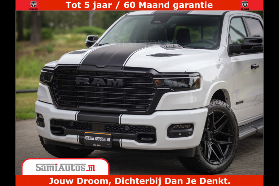 Dodge Ram 1500 Night Premium | Full Option | De Meest Luxe Pick-Up in zijn Klasse | Comfortabele Dubbele Cabine met Royale 5 Zitplaatsen | BPM vrij | Nu Leverbaar uit Voorraad | Voorraad Nr 2230 - 8765