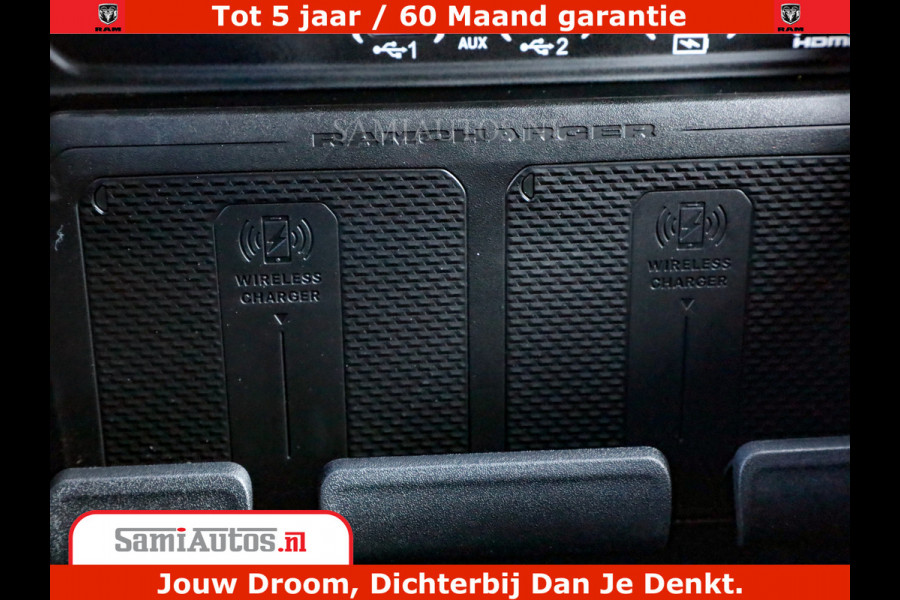 Dodge Ram 1500 Night Premium | Full Option | De Meest Luxe Pick-Up in zijn Klasse | Comfortabele Dubbele Cabine met Royale 5 Zitplaatsen | BPM vrij | Nu Leverbaar uit Voorraad | Voorraad Nr 2230 - 8765