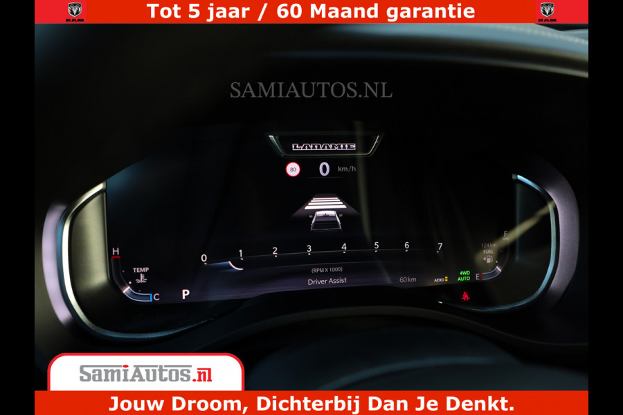 Dodge Ram 1500 Night Premium | Full Option | De Meest Luxe Pick-Up in zijn Klasse | Comfortabele Dubbele Cabine met Royale 5 Zitplaatsen | BPM vrij | Nu Leverbaar uit Voorraad | Voorraad Nr 2230 - 8765